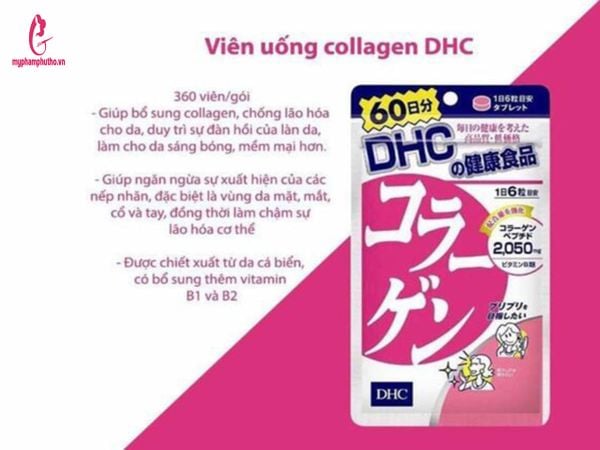 công dụng Viên Uống Collagen DHC của Nhật