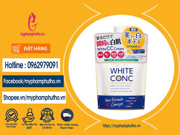 Dưỡng Thể trắng da White Conc C Mua ở Đâu