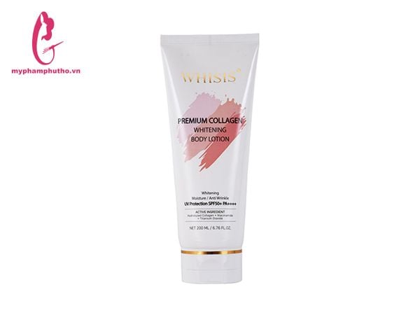 Dưỡng Thể WHISIS Premium Collagen Whitening Body Lotion