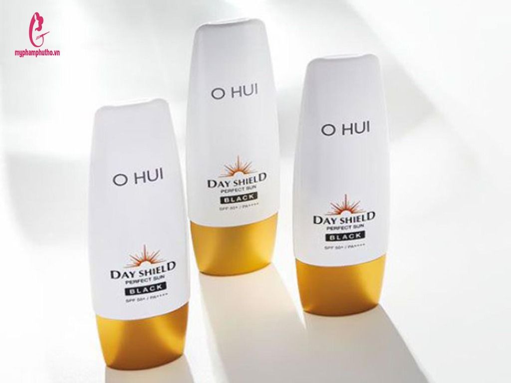 Kem chống nắng ohui day shield perfect sun black sample SPF 50+ Hàn Quốc