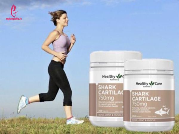 Viên uống sụn cá mập Healthy Care Shark Cartilage 750mg 200 viên