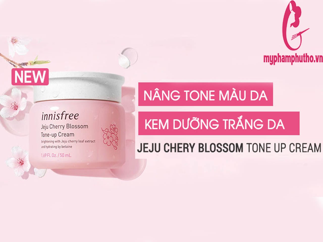 INNISFREE CHERRY BLOSSOM GLOW TONE UP CREAM
