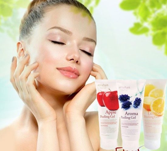 Tẩy tế bào chết Arrahan Lemon White Peeling Gel hương cam