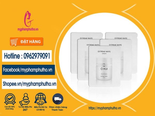Gói mini Kem dưỡng OHUI Extreme White Cream Mua ở Đâu