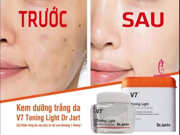 Kem Dưỡng Trắng Và Tái Tạo Da V7 Toning Light Dr.Jart+