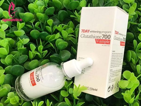 Huyết thanh trắng da 7 Day Whitening Program Glutathione 700 V-ample