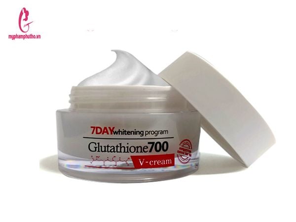 đánh giá Kem Dưỡng Trắng Da 7 Day Whitening Program Glutathione 700 V-Cream