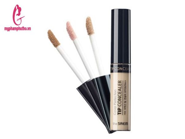 Kem Che Khuyết Điểm The Saem Cover Perfection Tip Concealer