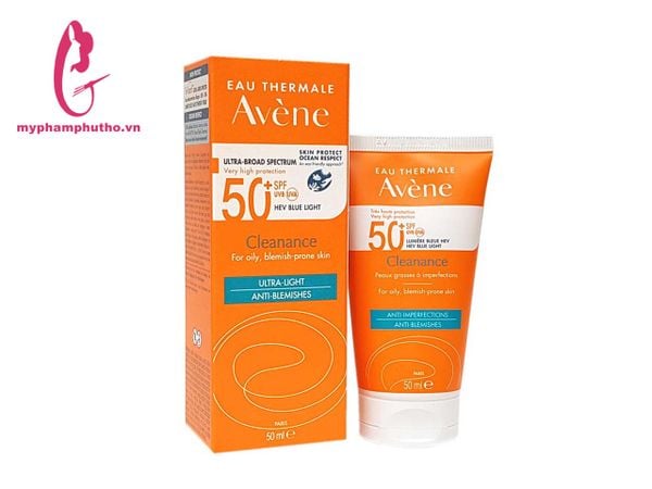 Kem Chống nắng Avene Ultra Light Anti Blemishes SPF 50+ ( Cho da dầu)