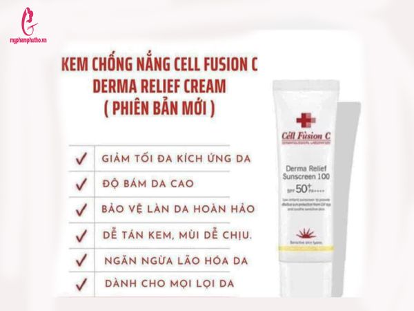 Kem Chống Nắng Cell Fusion C Derma Màu Vàng Hàn Quốc