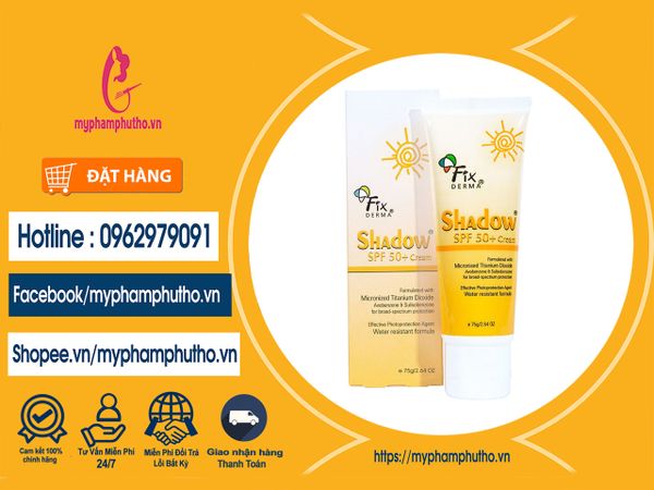 Kem Chống Nắng  FIXDERMA SHADOW SPF 50+ CREAM 75GR Mua ở Đâu