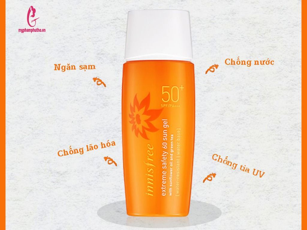 Kem Chống Nắng Innisfree Extreme Uv Protection Gel Lotion 60 Wate Base