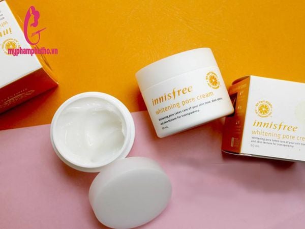 Kem Dưỡng Da Innisfree Whitening Pore Cream