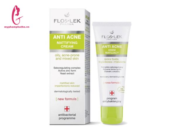 Kem Dưỡng Floslek Mattifying Anti Acne Mattifying Cream