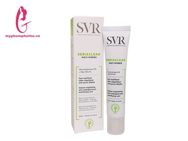 Kem dưỡng Giảm mụn SVR Mat + Pores Sebiaclear 40ml