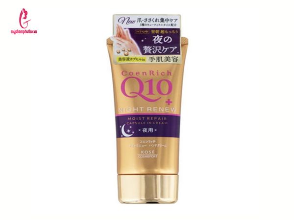 Kem dưỡng tay Q10 Nhật Bản màu vàng