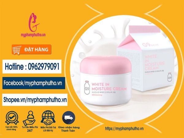 Kem dưỡng trắng dưỡng ẩm G9 Mua ở Đâu