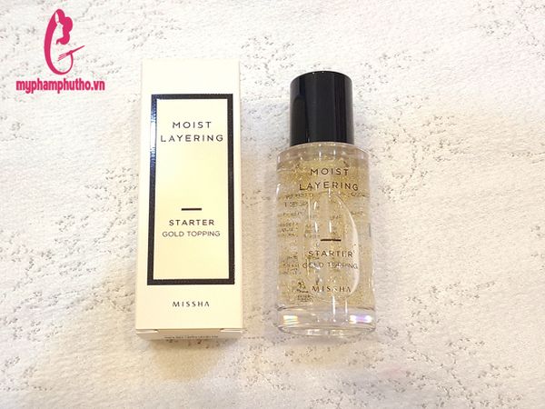 Kem Lót Cấp Ẩm Missha Moist Layering Starter Gold Topping