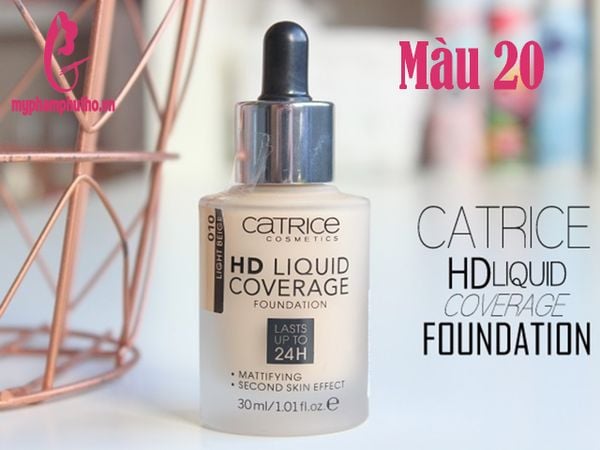 Kem nền Catrice HD Liquid Coverage Màu 20
