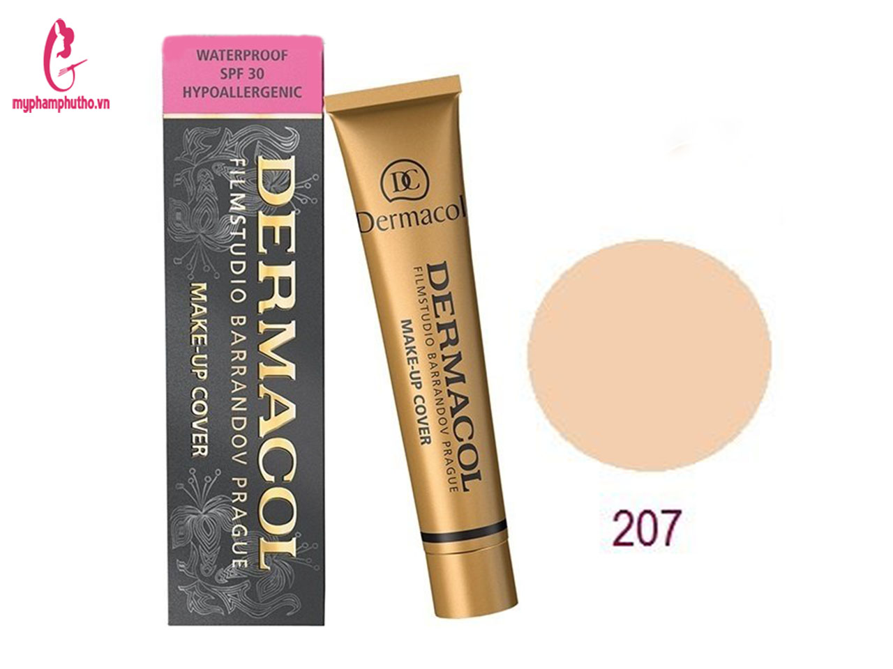 Kem che hình xăm che khuyết điểm Dermacol an toàn độ che phủ cao J109