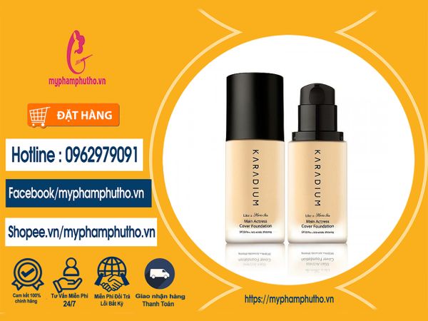 Kem nền lọ Karadium Main Actress Cover Foundation Mua ở Đâu