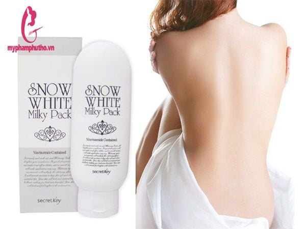 công dụng Kem dưỡng nâng tone body Snow White Milky Pack