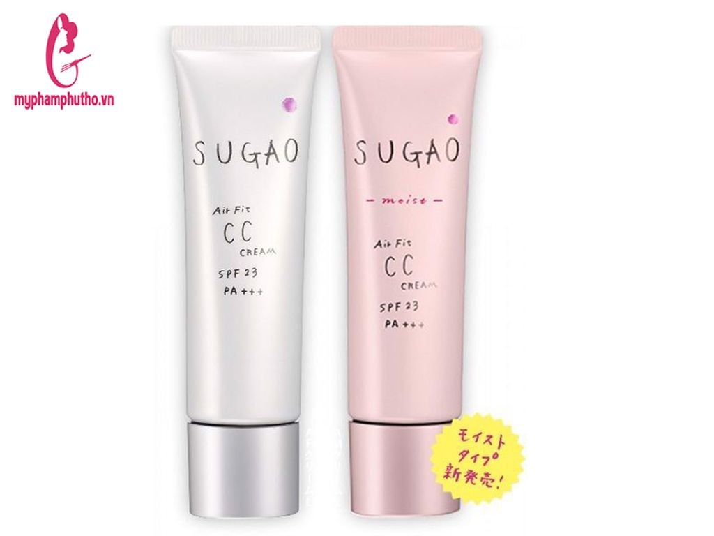 Kem nền CC Sugao Air Fit SPF23 PA+++ Nhật Bản