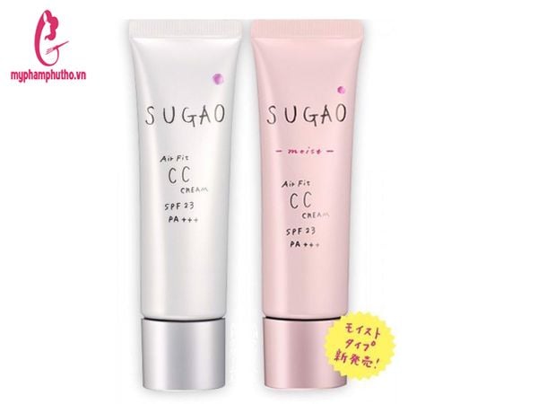 Kem nền CC Sugao Air Fit SPF23 PA+++ Nhật Bản