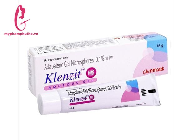 Kem Trị mụn Klenzit MS Aqueous Gel 0,1% 15g