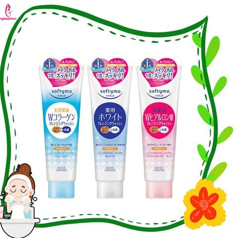 Sữa rửa mặt Kose Softymo Nhật Bản