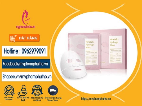 Mặt Nạ Celderma Ninetalks Hydrogel Mask 4 miếng ( maù hồng) Mua ở Đâu