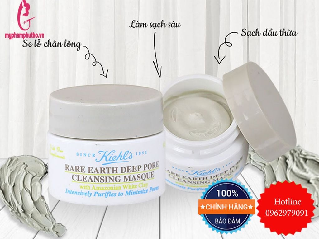 công dụng Mặt Nạ Đất Sét Kiehl's Điều Trị Mụn