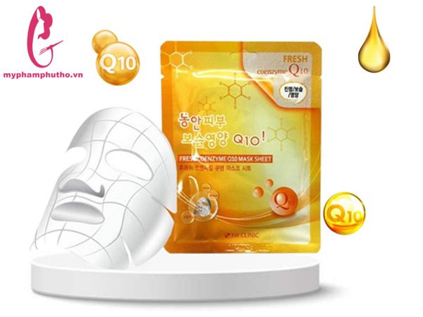 Mặt Nạ Giấy 3W CLINIC FRESH COENZYME Q10 MASK SHEET