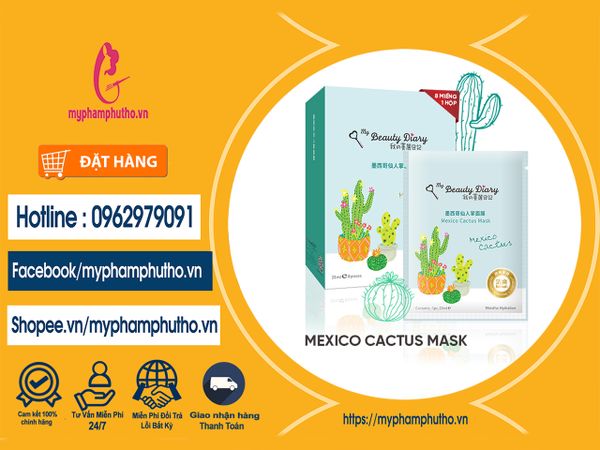Mặt nạ giấy my Beauty DIary Mexico Cactus Mua ở Đâu