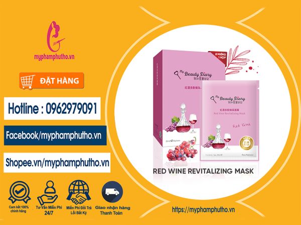 Mặt nạ giấy my Beauty Diary Red Vine Mua ở Đâu
