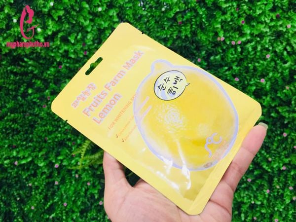 Mặt nạ hoa quả Rainbow Fruits Farm Mask Pack Hàn Quốc Lemon