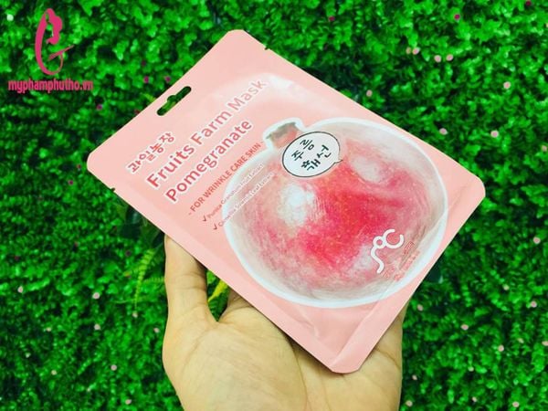 Mặt nạ hoa quả Rainbow Fruits Farm Mask Pack Hàn Quốc Lựu