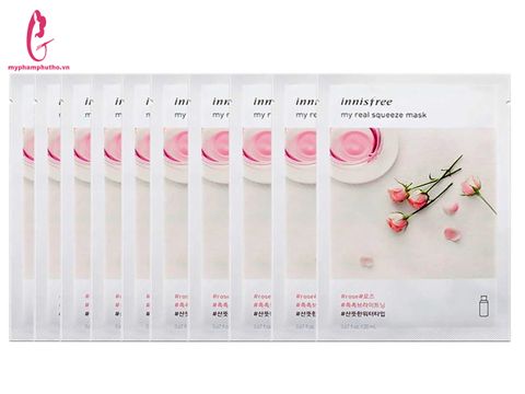 Mặt nạ Innisfree Hoa Hồng My Real Squeeze Mask