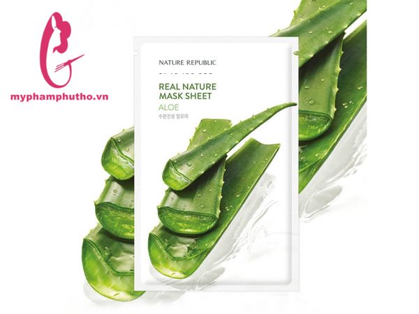 Mặt nạ nha đam giấy Nature Repulic Aloe