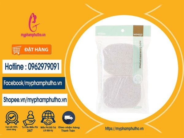 Miếng Mút Rửa Mặt Miniso Mua ở Đâu