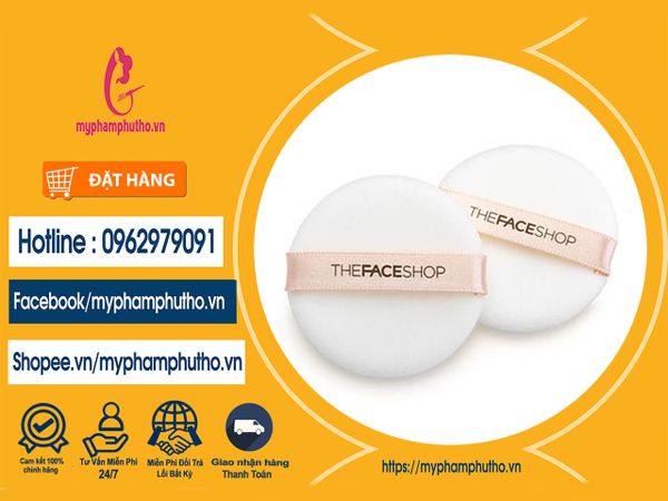 Miếng tán phấn nước CC air fitting Puff The Face Shop Mua ở Đâu
