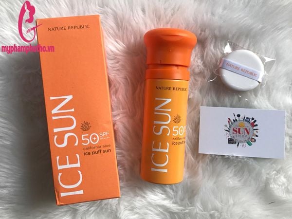 Kem Chống Nắng Nature Republic Provence Calendula ICE Puff Sun SPF 50 PA+++