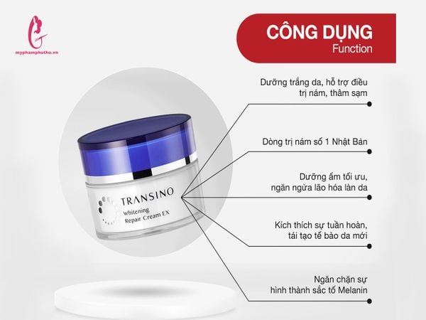 kem trị nám transino ban đêm