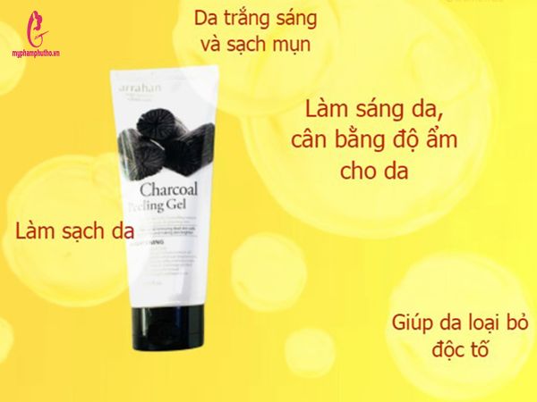 Tẩy da chết Arrahan charcoal Peeling Gel Than hoạt tính  Product Tabs  In Barcode  Product Recommend