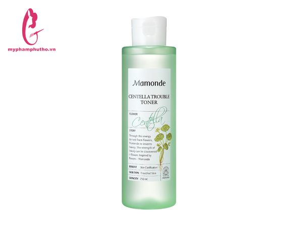 Nước Hoa Hồng Rau Má Mamonde Centella Trouble Toner