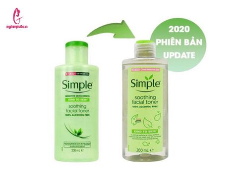 Nước Hoa Hồng Simple Sensitive Skin Experts Soothing Facial Toner