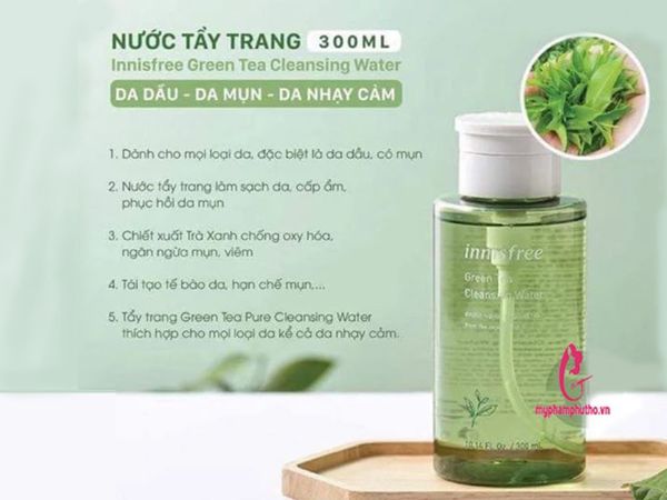 Nước Tẩy Trang Innisfree Green Tea Cleansing Water