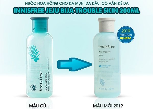 Nước Hoa Hồng Dành Cho Da Mụn Innisfree Jeju Bija Trouble Skin