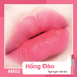 Son thỏi Coringco siêu Lì không chì chính hãng Hàn Quốc màu 02 hông đào