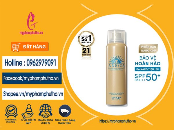 Xịt Chống Nắng Anessa Perfect UV Suncreen Skincare Spray SPF 50+ PA +++ Mua ở Đâu